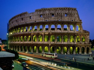 The Coliseum in Rome