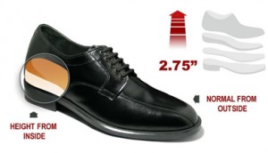 A platform shoe for men