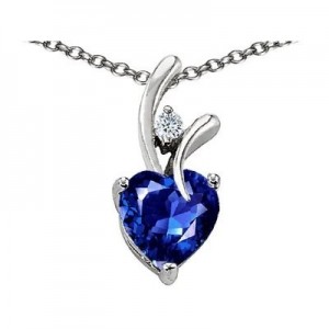 A sapphire necklace