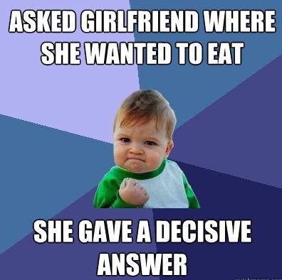 decisive girlfriend