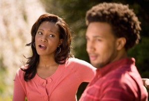 Woman concerned about boyfriend