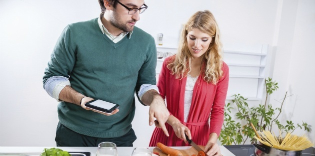 Cooking together