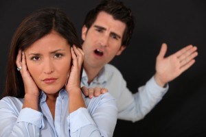 Couple having argument