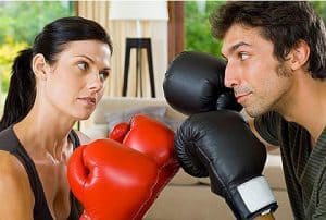 couple boxing